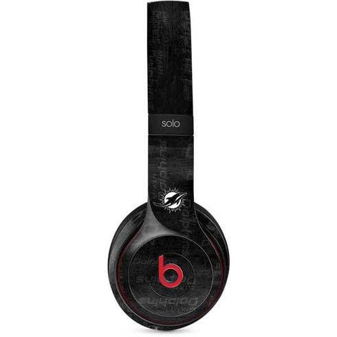 NFL Miami Dolphins Black & White Beats Solo 3 Wireless Skin