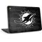 NFL Miami Dolphins Black & White HP Chromebook Skin