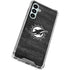 NFL Miami Dolphins Black & White Galaxy A16 5G Clear Case