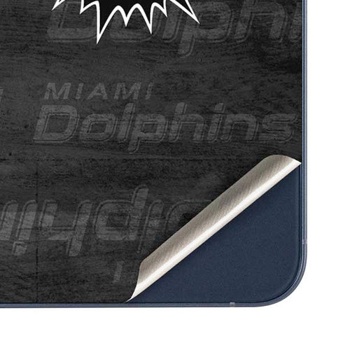 NFL Miami Dolphins Black & White Galaxy A36 5G Skin