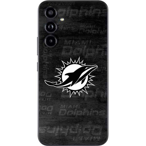 NFL Miami Dolphins Black & White Galaxy A54 5G Skin