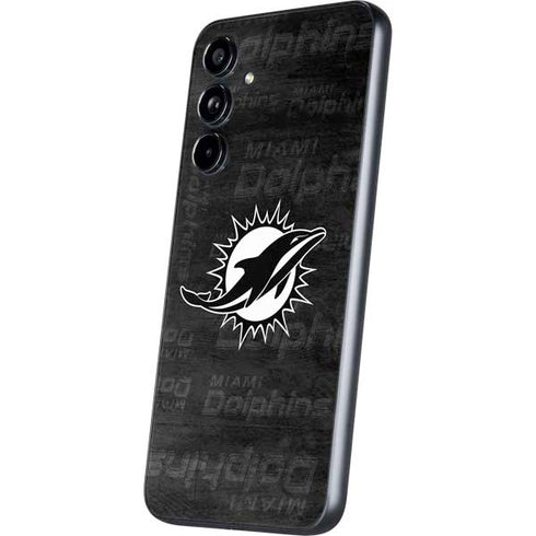NFL Miami Dolphins Black & White Galaxy A54 5G Skin