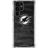NFL Miami Dolphins Black & White Galaxy S23 Ultra Clear Case