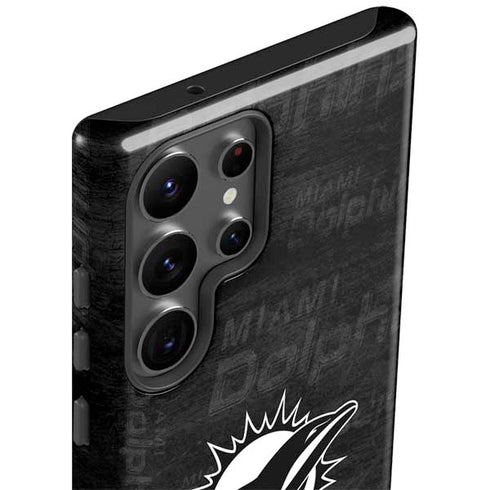 NFL Miami Dolphins Black & White Galaxy S23 Ultra Pro Case