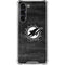 NFL Miami Dolphins Black & White Galaxy S24 FE Clear Case