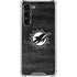 NFL Miami Dolphins Black & White Galaxy S24 FE Clear Case