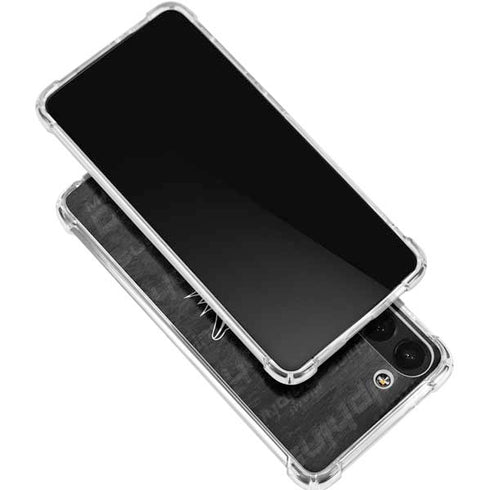 NFL Miami Dolphins Black & White Galaxy S24 FE Clear Case