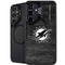 NFL Miami Dolphins Black & White Galaxy S24 FE Kickstand Case