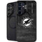 NFL Miami Dolphins Black & White Galaxy S25 Kickstand Case