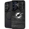 NFL Miami Dolphins Black & White Galaxy S25 Plus Kickstand Case