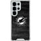 NFL Miami Dolphins Black & White Galaxy S25 Ultra Clear Case