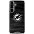 NFL Miami Dolphins Black & White Galaxy S26 Clear Case