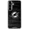 NFL Miami Dolphins Black & White Galaxy S26 Plus Clear Case