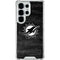NFL Miami Dolphins Black & White Galaxy S26 Ultra Clear Case
