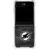 NFL Miami Dolphins Black & White Galaxy Z Flip6 Clear Case