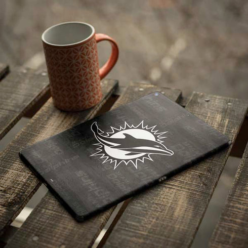 NFL Miami Dolphins Black & White iPad Skins