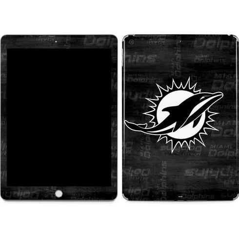 NFL Miami Dolphins Black & White Apple iPad Skin