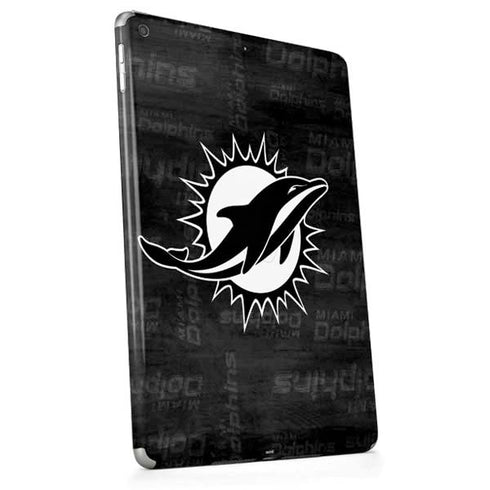NFL Miami Dolphins Black & White Apple iPad Skin