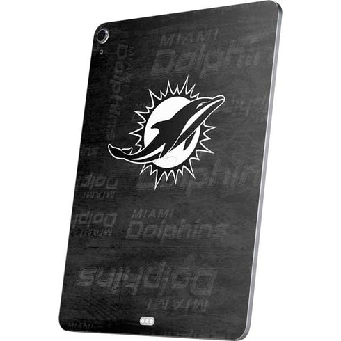 NFL Miami Dolphins Black & White Apple iPad Air Skin