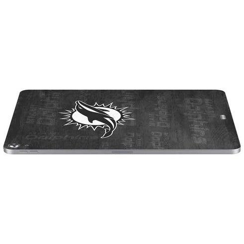NFL Miami Dolphins Black & White Apple iPad Air Skin