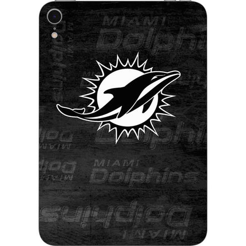 NFL Miami Dolphins Black & White Apple iPad Mini Skin