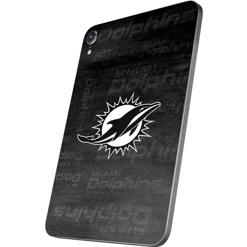 NFL Miami Dolphins Black & White Apple iPad Mini Skin