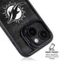 NFL Miami Dolphins Black & White iPhone 13 Kickstand Case
