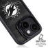 NFL Miami Dolphins Black & White iPhone 14 Kickstand Case