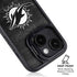 NFL Miami Dolphins Black & White iPhone 14 Plus Kickstand Case