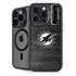 NFL Miami Dolphins Black & White iPhone 14 Pro Max Kickstand Case
