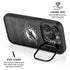 NFL Miami Dolphins Black & White iPhone 14 Pro Max Kickstand Case