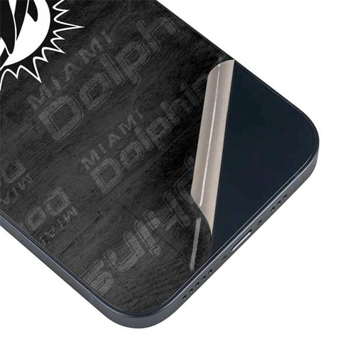 NFL Miami Dolphins Black & White iPhone Skins
