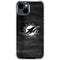 NFL Miami Dolphins Black & White iPhone 15 Clear Case
