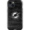 NFL Miami Dolphins Black & White iPhone 15 Impact Case