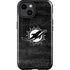 NFL Miami Dolphins Black & White iPhone 15 Impact Case