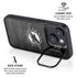 NFL Miami Dolphins Black & White iPhone 15 Kickstand Case
