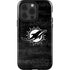NFL Miami Dolphins Black & White iPhone 15 Pro Impact Case