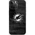 NFL Miami Dolphins Black & White iPhone 15 Pro Max Skin