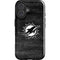 NFL Miami Dolphins Black & White iPhone 16 Plus Impact Case