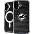 NFL Miami Dolphins Black & White iPhone 16 Plus MagSafe Case
