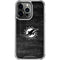 NFL Miami Dolphins Black & White iPhone 16 Pro Clear Case