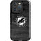 NFL Miami Dolphins Black & White iPhone 16 Pro Impact Case