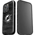 NFL Miami Dolphins Black & White iPhone 16 Pro Impact Case