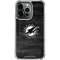 NFL Miami Dolphins Black & White iPhone 16 Pro Max Clear Case