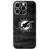 NFL Miami Dolphins Black & White iPhone 16 Pro Skin