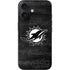 NFL Miami Dolphins Black & White iPhone 16 Skin