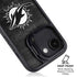 NFL Miami Dolphins Black & White iPhone 16e Kickstand Case