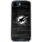 NFL Miami Dolphins Black & White iPhone 16e Clear Case