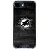 NFL Miami Dolphins Black & White iPhone 16e Clear Case