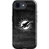 NFL Miami Dolphins Black & White iPhone 16e Impact Case